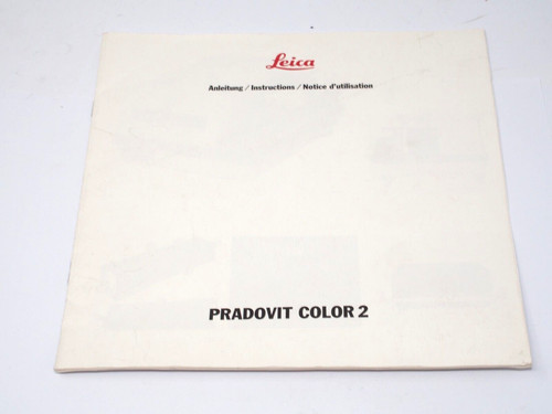 Leica pradovit color slide - leica,