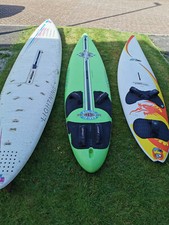 Three Windsurfing Boards plus Sails and Equipment