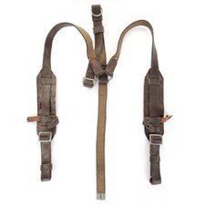 Original Russian WW2 Military Army Web Field Suspenders Braces Harness Belt