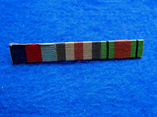 WWII 39-45 STAR FRANCE & GERMANY STAR & DEFENCE MEDAL RIBBON BAR WITH PIN FIXING