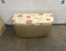 Vintage  Woven Wire Ottoman