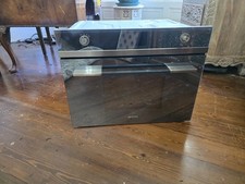 Smeg Built-in Steam Oven Silver Glass Compact SF4120VCS 45 x 60cm A Graded