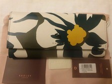 Radley Perfect Poppies Large Leather Matinee Purse BNWT AND DUSTBAG