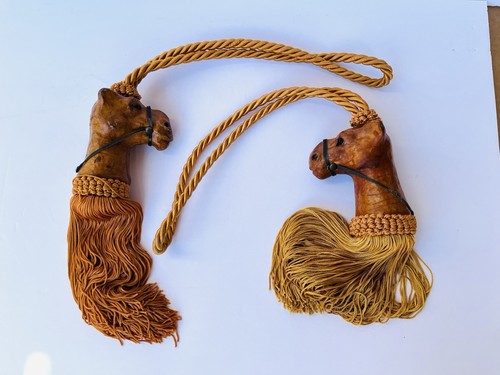 Vintage leather camel head - camel,