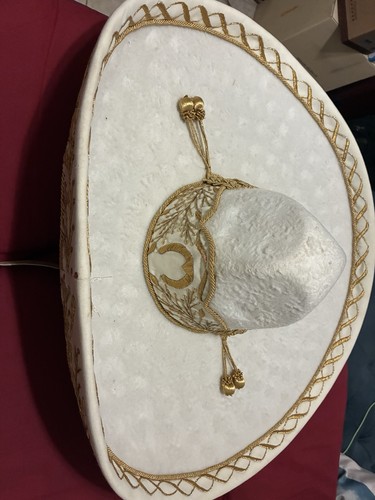 Gold white wedding adult - white,