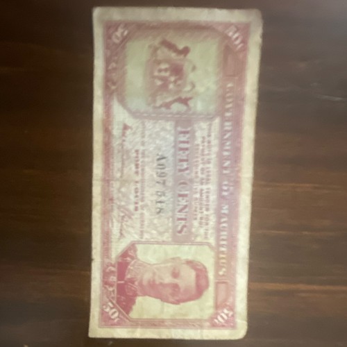 Mauritius cent banknote - mauritius,