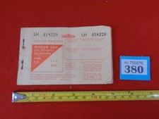 WW2 Post War ? Fuel Ration