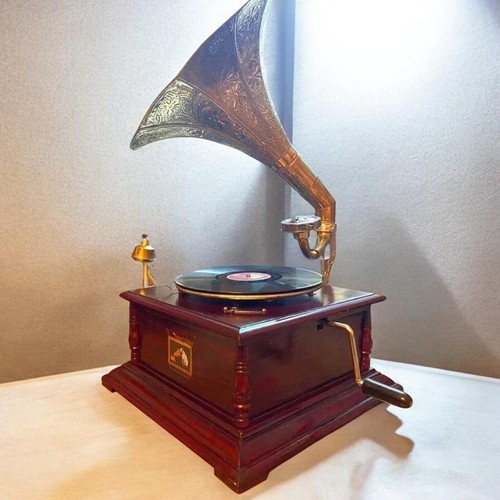 Antique gramophone fully - antique,