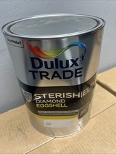 Dulux Trade Sterishield Diamond Eggshell Anti Bacterial 5L Litter Light Base