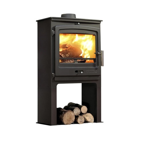 Wood burning log - burning,