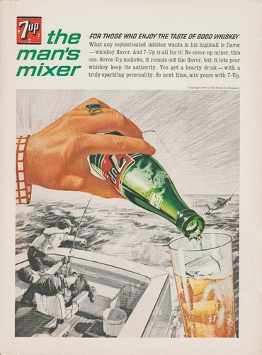1964 7up soda highball - soda,