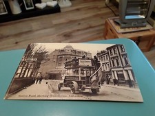 POSTCARD STATION ROAD, ALDERSHOT HAMPSHIRE OLD ROUTEMASTER BUS & COAL MERCHANTS 