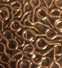 Silver coloured screw - coloured, eyes