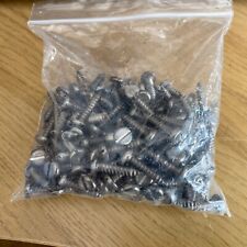10 GAUGE X 3/4  SELF TAPPIN STAINLESS STEEL SLOTTED SCREWS 145 PACK