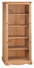 Corona Bookcase Solid Pine