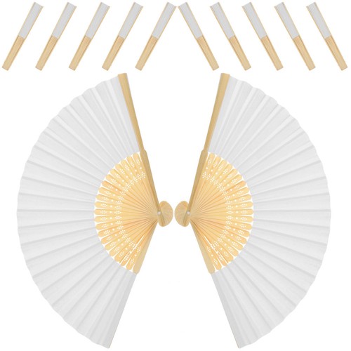 Pcs decoration fan handheld - 12,