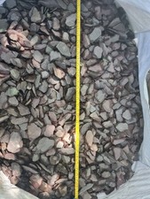 Plum Slate Chippings 40mm Decorative Stone Aggregates -Bulk Bag