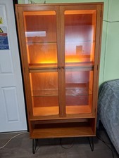 G Plan Mid Century Teak Glass