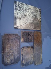 Vintage Original Brass Signs