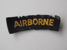 WW2, Royal Army Service Corps, AIRBORNE, Shoulder Title.