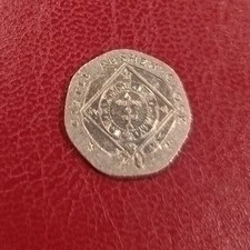 2009 Isle of Man Castle Rushen Clock 20p Twenty Pence Coin