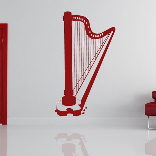 Harp musical string - musical,