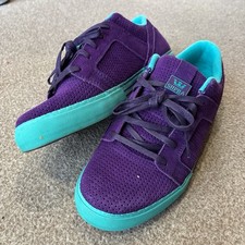 Supra Skylow 1.5 Shoes - UK7 US8 - Purple & Turquoise Suede. Worn Once. RARE!
