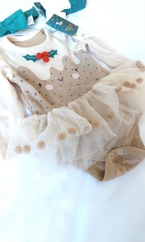 Christmas pudding outfit set - pudding,