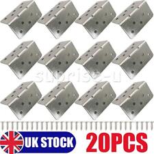 20pcs ANGLE BRACKET Heavy Duty 1.8mm Steel Corner Brace Timber 70x40x40mm