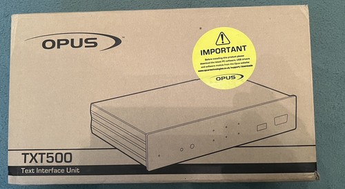 Opus txt500 interface - interface, txt