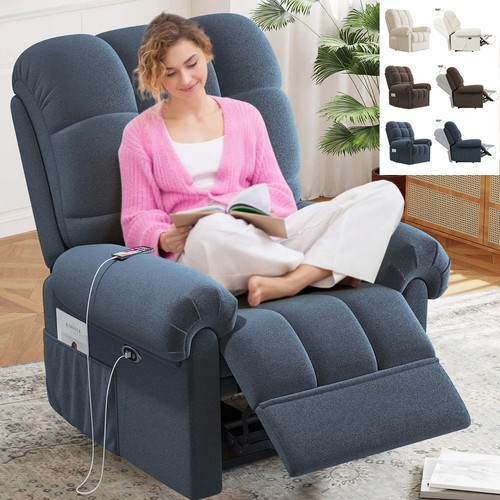 Recliner chair teddy velvet - recliner,