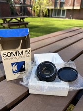 Yashica lens ML 50 mm f2 made