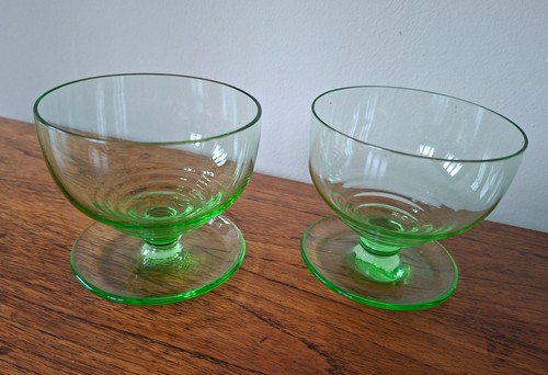 Vintage green glass - 2, cocktail