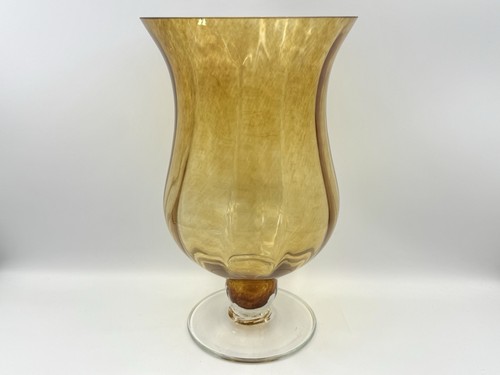 Vintage large amber mouth - amber,