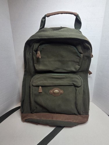 Jeep green canvas backpack - jeep,