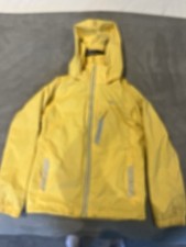 Kids Waterproof Trespass Yellow Coat Age 7-8
