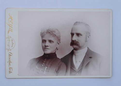 Cabinet card 19th century - card,