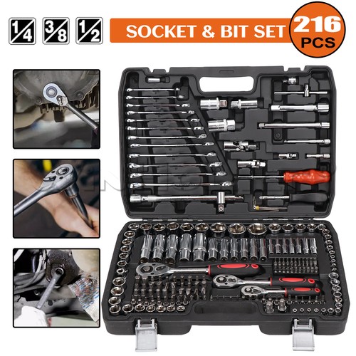 216pcs socket and bit - socket,