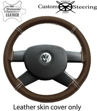 2 TONE BROWN LEATHER STEERING