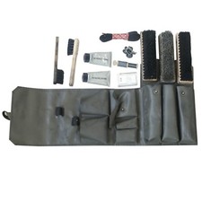 2 x Shoe Boot Cleaning Kits Pouch inc Contents Swiss Army Ex Military OG VTG VGC