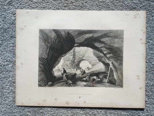 Caves ladram bay antique - caves, at