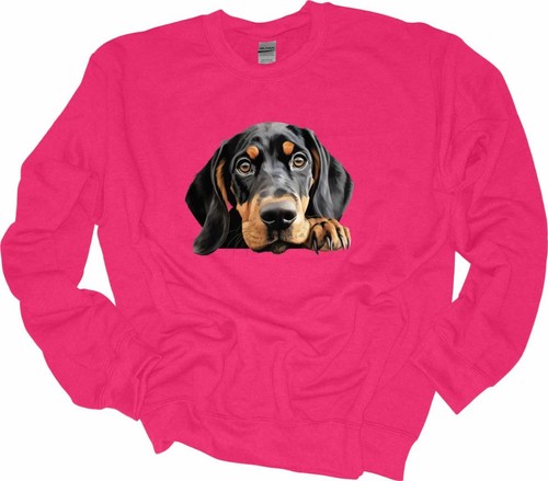 Peeking black tan - black, coonhound