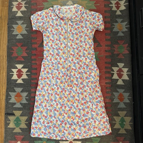 1930s vintage cotton floral - 1930s,