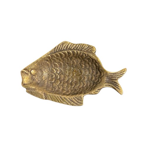 Vintage peerage brass - brass, fish