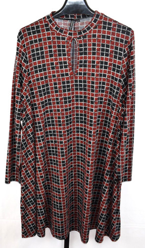 Plus size red black - red, plaid