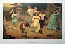 Home Team , by Arthur John Elsley 1903 , Reproduction Print