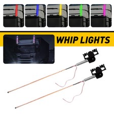 2Pcs 1.8FT LED Whip Light