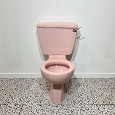 Genuine Retro Twyfords Brampton Close Coupled Pink Toilet