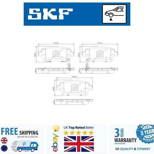 Brake pad set - set, for
