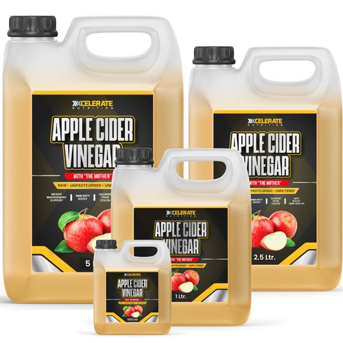 Pure raw apple cider - pure, vinegar